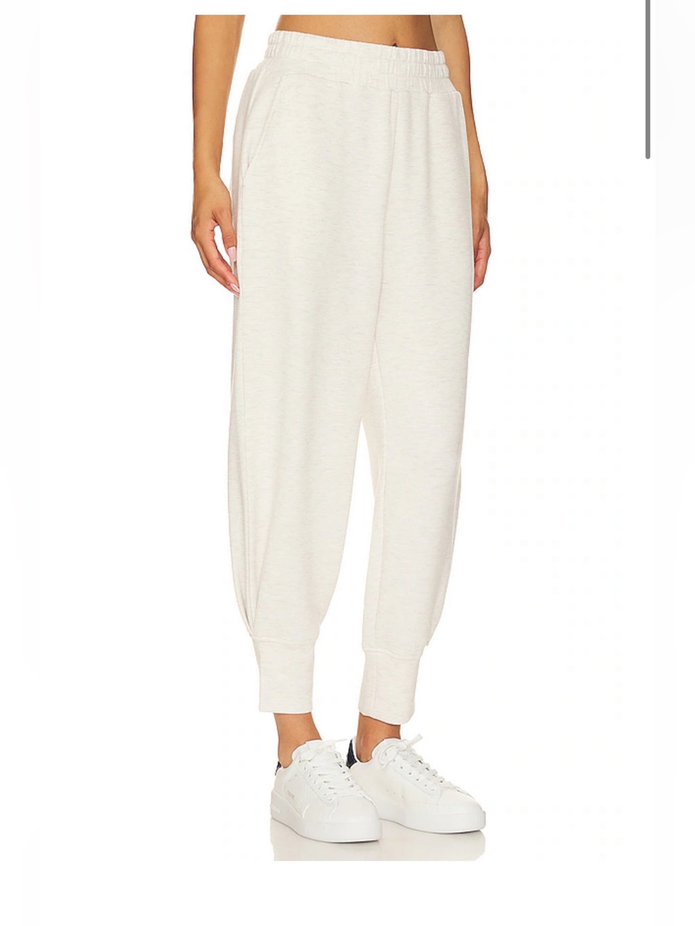 NWOT Varley IVORY MARL THE RELAXED PANT 25 Size S - Picture 2 of 10
